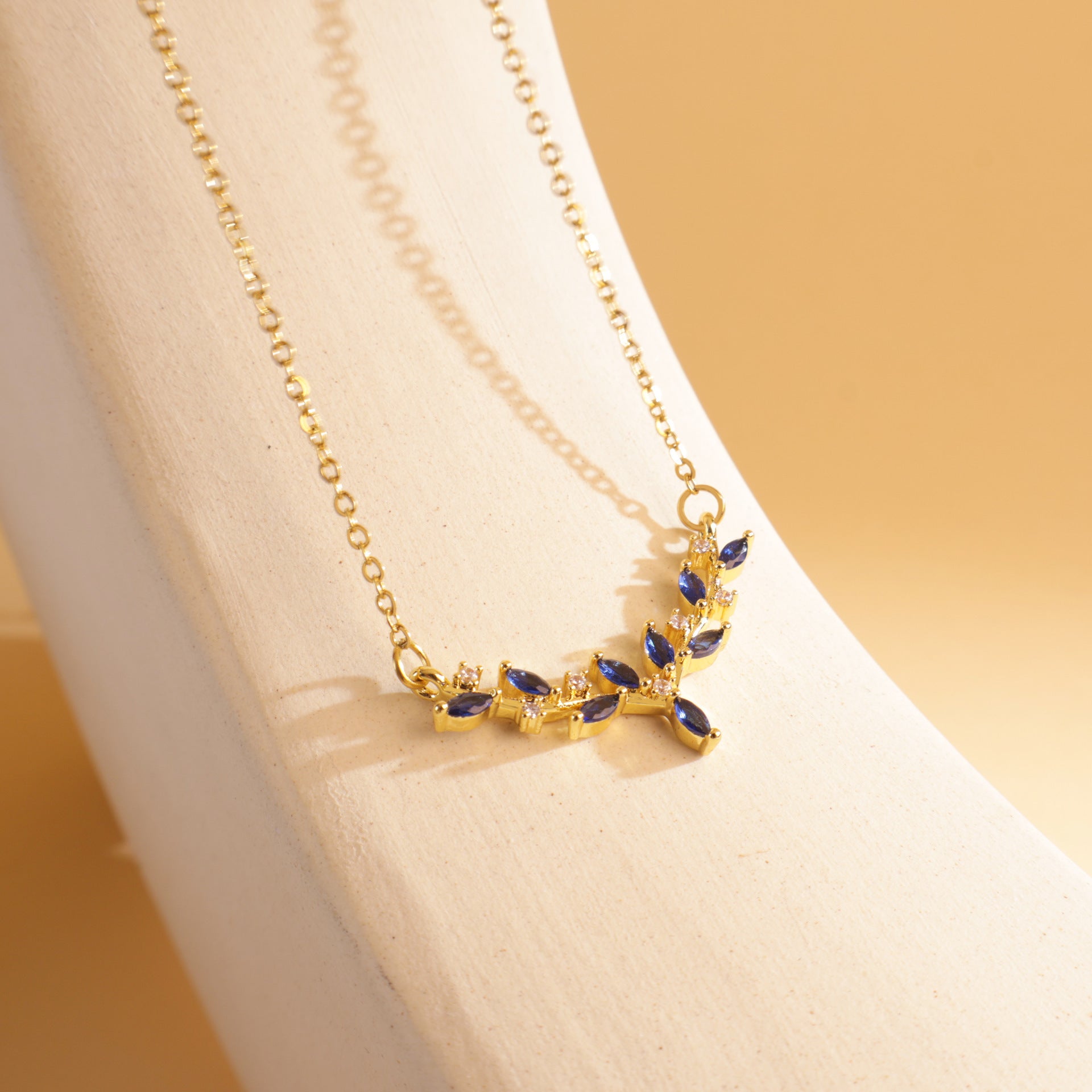 Antlers Titanium Steel Necklace Fashion Simple Necklace